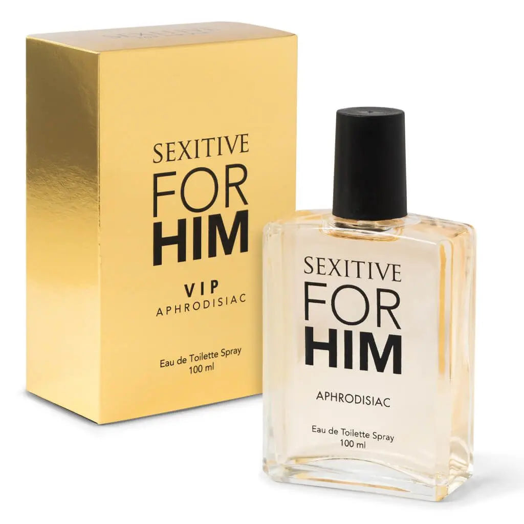 PERFUME CON FEROMONA DE CABALLERO SEXITIVE FOR HIM VIP 100 ml Feromonalimbik